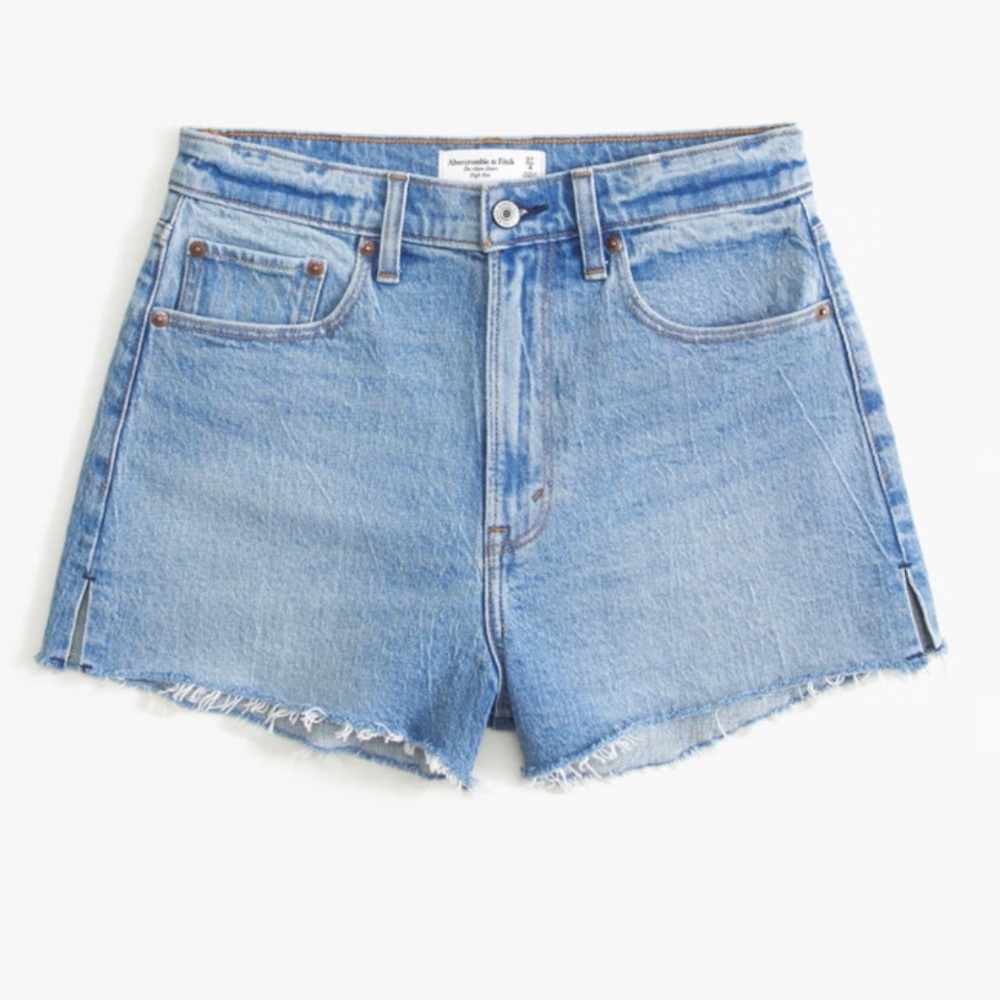 Brand new Abercrombie curve love high-rise mom shorts